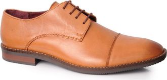 Silver Street London Mens Rufus Derby, Tan, 11 UK