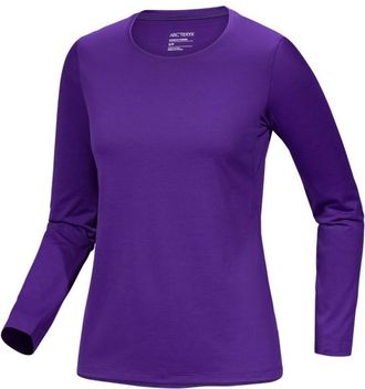 Arc'teryx Taema Crew L/S Laufshirt für Damen | lila