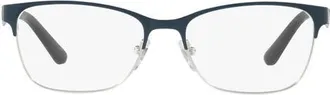 Vogue Eyewear 52mm Square Optical Glasses in Dk Green at Nordstrom