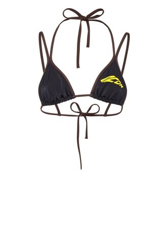 Dsquared2 Icon New Generation bikini top - women - Polyamide/Elastane - 38 - Black