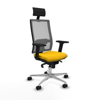 Piqueras y Crespo Piqueras Y Crespo Horna Silla De Escritorio Amarillo Vivo