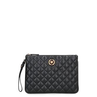 Versace Leather Flat Pouch