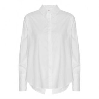 Karmamia Womens Madden Shirt In White Poplin