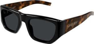 Saint Laurent Black Square Ladies Sunglasses SL 740 004 52