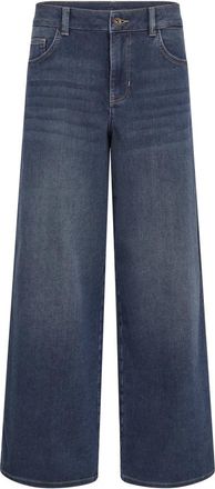 Mos Mosh Wide Jeans - Dames - Loose Fit Jeans - Blauw - W32 - Jeans