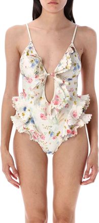 Zimmermann Lucky Waterfall Frill One Piece