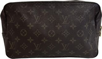 Louis Vuitton Brown Monogram Canvas Clutch Bag Pouch (Pre-Owned)