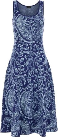 Etro Geborduurd Gebreid Jurk - Dames - Casual kleedjes - Blauw - XS - Kleedjes