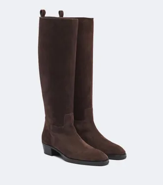 Jimmy Choo London Mave suede leather knee-high boots