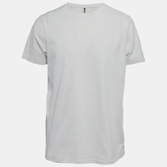 Born Living Yoga White Chalk Logo Print Jersey T-Shirt