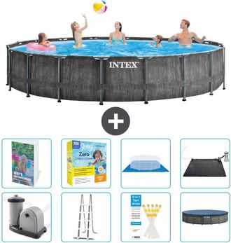 Intex Piscina Prism Frame Redonda - 549x122 Cm - 9-piezas S582