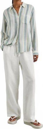 Rails Emmie Gauze Pant In White