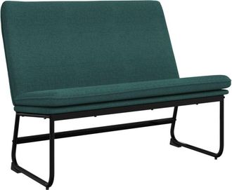 vidaXL Banco De Tela Verde Oscuro 100x75x76 Cm Vidaxl