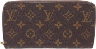 Louis Vuitton Pre-owned Wallets, female, Brown, Size: ONE SIZE Pre-owned Zippy Wallet Monogram Long Wallet