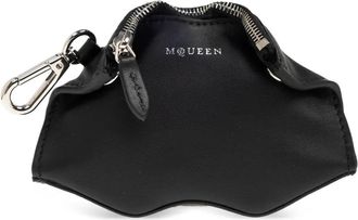 Alexander McQueen zip-fastening keyring - Nero