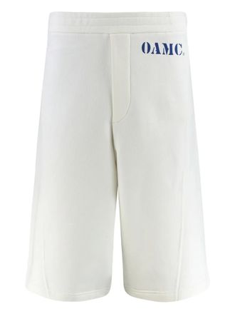 OAMC back-pocket cotton shorts - White