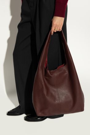 Ami Shopper-type Bag, Unisex, Burgundy