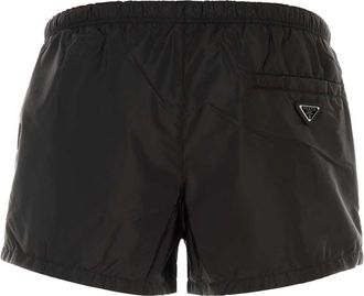 Prada Mens Black Re-Nylon Swimming Shorts Nero Costumi Da Bagno Swimwear