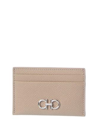 Ferragamo Gancini Leather Card Holder