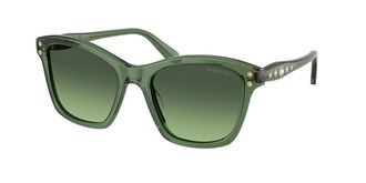 Swarovski SK6063 10852A Womens Sunglasses Green Size 54