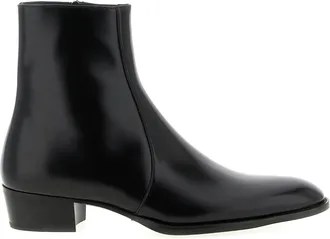 Saint Laurent Roman Stivali E Stivaletti Nero-Uomo