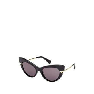 Max Mara Sunglasses, female, Black, Size: 56 MM Sunglasses