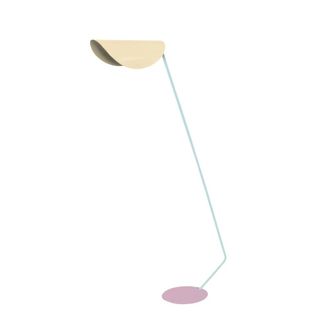 Tosel L&aacute;mpara para leer metal multicolore pantalla metal beige