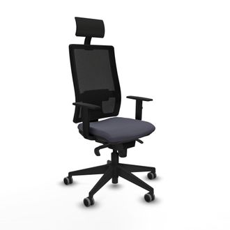 Piqueras y Crespo Silla De Oficina Con Cabecero Piqueras Y Crespo 1d066g1 Gris Oscuro