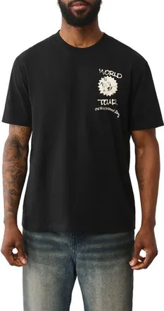 True Religion Speech World Tour Graphic T-Shirt in Jet Black at Nordstrom, Size Xxx-Large