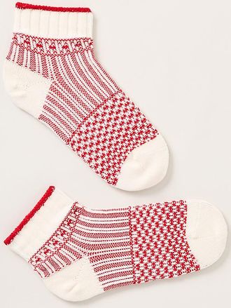 Bombas Checkered Quarter Socks