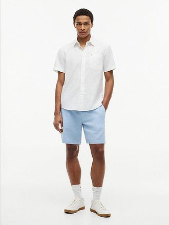 Tommy Hilfiger Dover Linen Blend 8 Inseam Chino Shorts