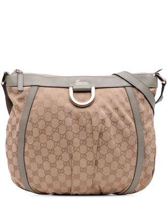 Gucci 2016-2025 GG Canvas Abbey D Ring crossbody bag - Brown