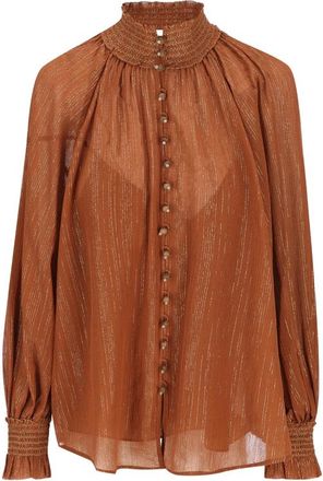 Zimmermann Aster Striped Buttoned Shirt