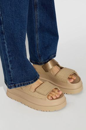 UGG GOLDENGLOW EMBOSSED Sandals, Womens, Beige