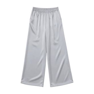 Eleventy Dames, Broeken, Grijs, Maat: XL