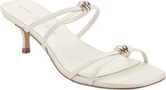 Marc Fisher Baizel Strappy Slide Sandal in Ivory at Nordstrom, Size 6.5