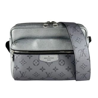 Louis Vuitton Silver Leather Shoulder Bag (Pre-Owned)