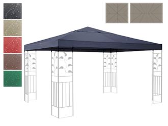 Quick-Star Quick-star - Ersatzdach F&uuml;r Rank Pavillon 3x3m Terra / Rotorange Ral 2001 Ersatzbezug Pavillondach