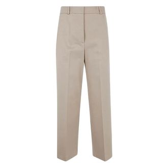 Liviana Conti Dames, Broeken, Beige, Maat: L