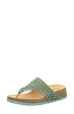 Think Koak Perforated Sandal in Verdolina at Nordstrom, Size 10-10.5Us