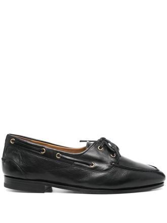 Bally Black Lace Up Loafer
