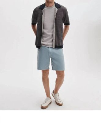 Rag & Bone Classic Aero Stretch Short In Mist