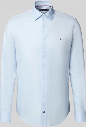 Tommy Hilfiger Regular Fit Businesshemd aus Twill in Bleu, Größe 39