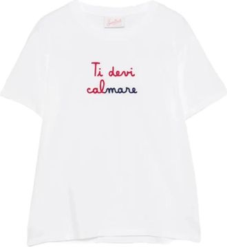 MC2 Saint Barth T-Shirts, female, White, Size: S Emilie T-Shirt