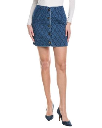 Kenneth Cole Mini Quilted Pencil Skirt