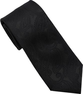 Karl Lagerfeld Paisley Jacquard Tie in Black at Nordstrom Rack