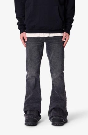 mnml Super Flare Jeans in Vintage Black at Nordstrom, Size 30