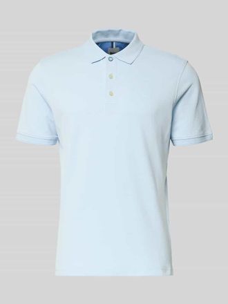 Brax Brax Slim Fit Poloshirt aus Baumwoll-Mix Modell Pete in Hellblau, Gr&ouml;&szlig;e XXXL