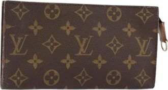 Louis Vuitton Pre-owned Clutches, female, Brown, Size: ONE SIZE Pre-owned Canvas Clutch