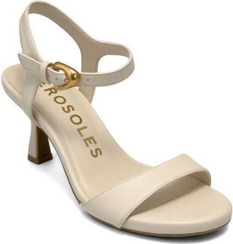 Aerosoles Divia Ankle Strap Sandal in Eggnog Fx Nappa at Nordstrom, Size 9.5